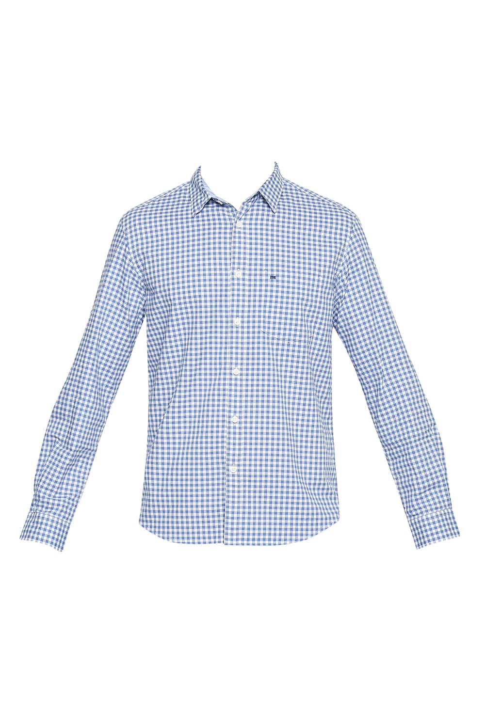 BASICS SLIM FIT CHECKS SHIRT