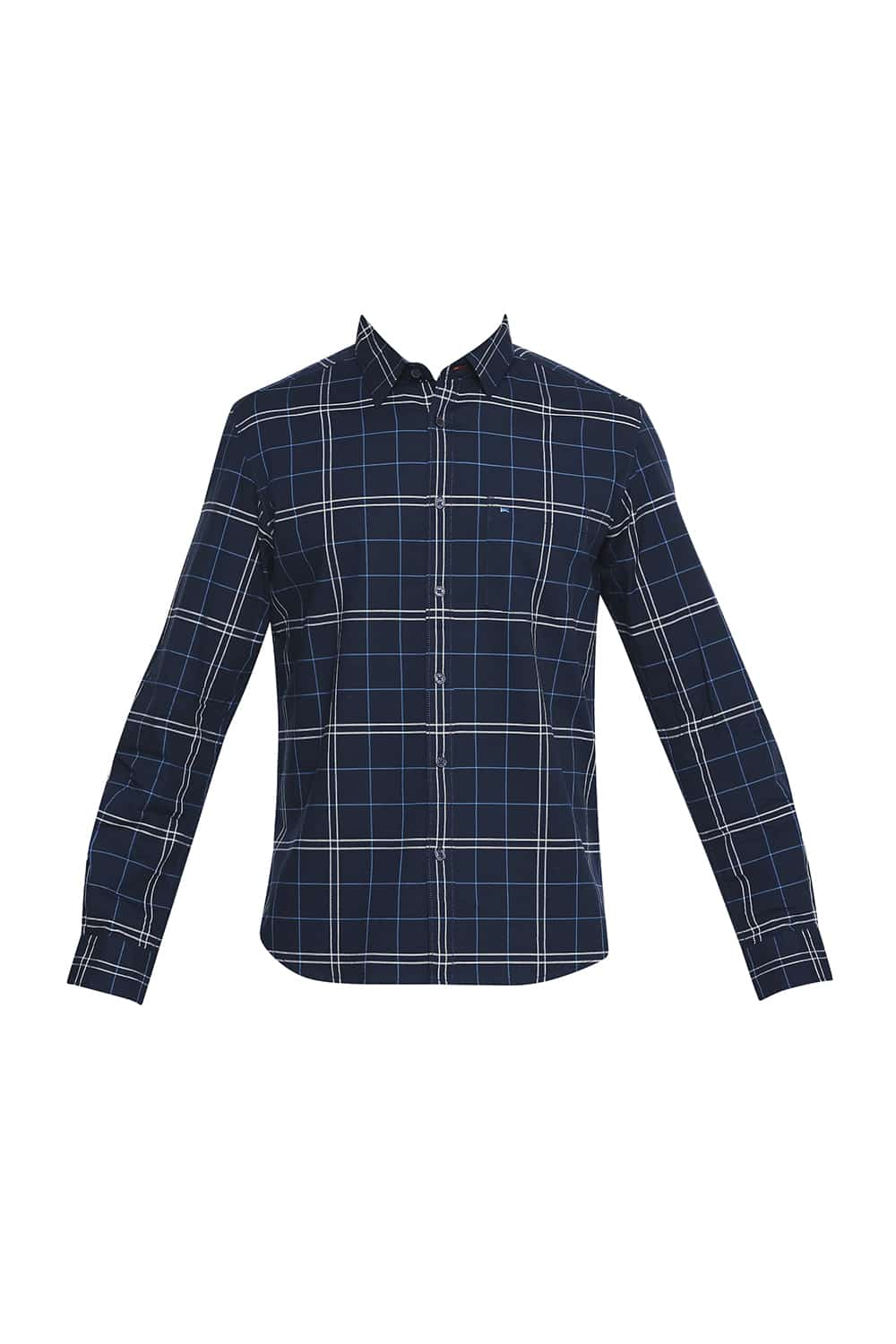 BASICS SLIM FIT CHECKS SHIRT