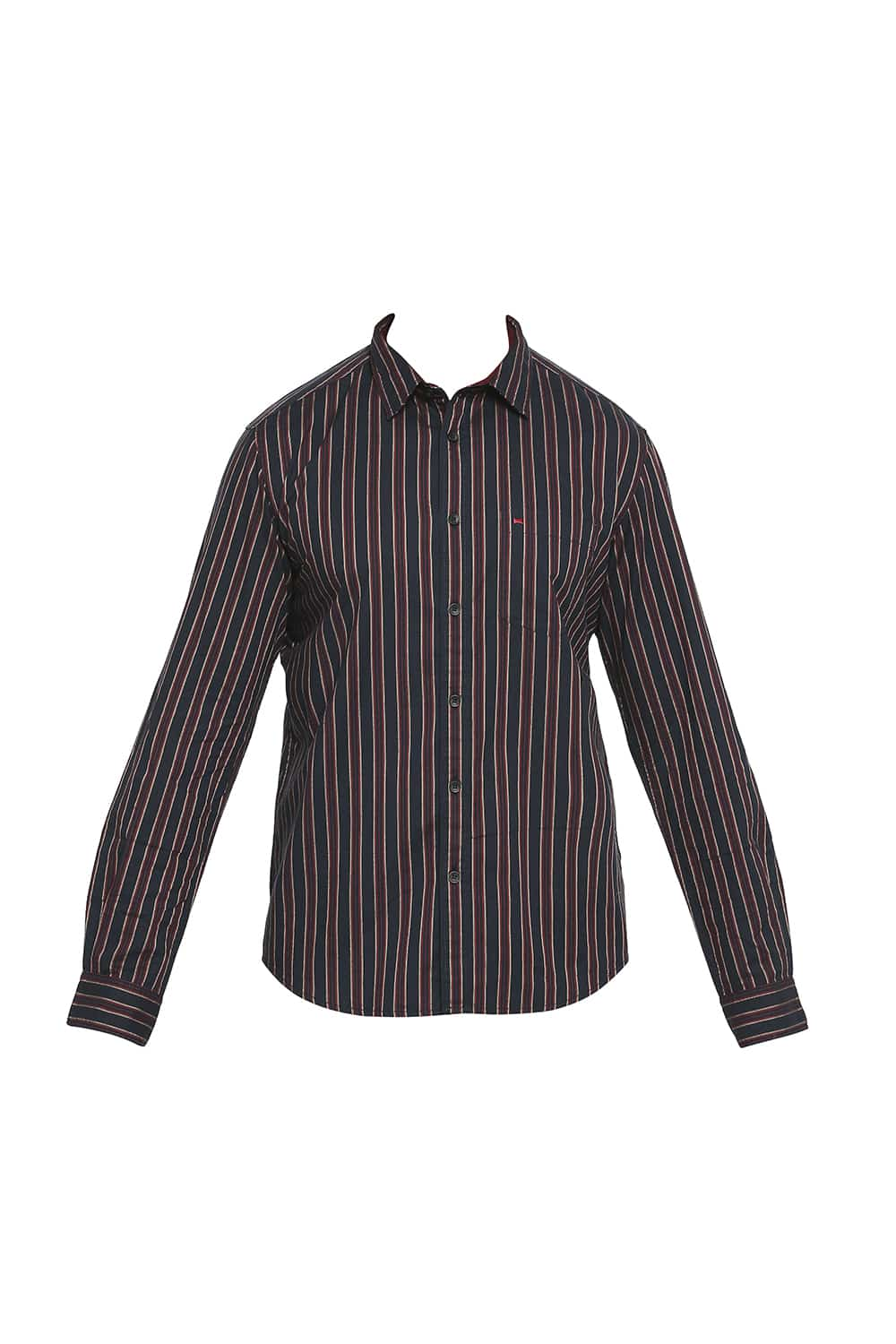 BASICS SLIM FIT STRIPE SHIRT