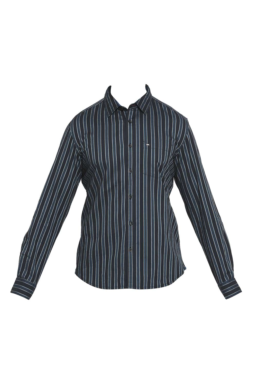 BASICS SLIM FIT STRIPE SHIRT