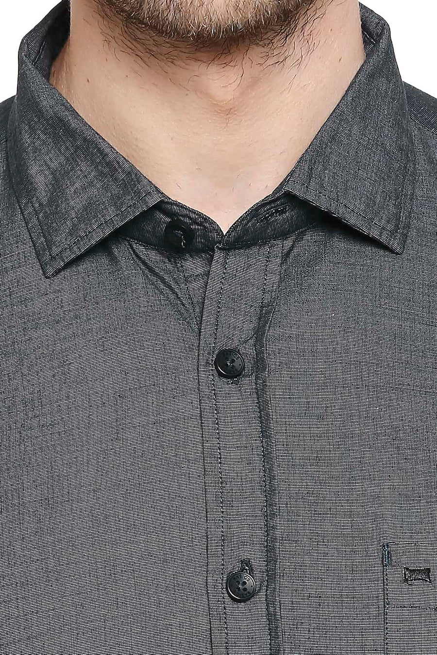 BASICS SLIM FIT CASTLEROCK GREY FILA FIL SHIRT