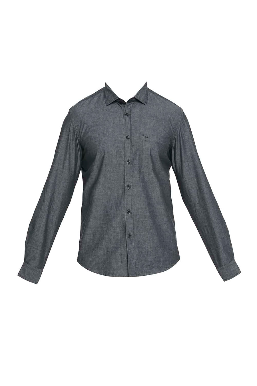 BASICS SLIM FIT CASTLEROCK GREY FILA FIL SHIRT