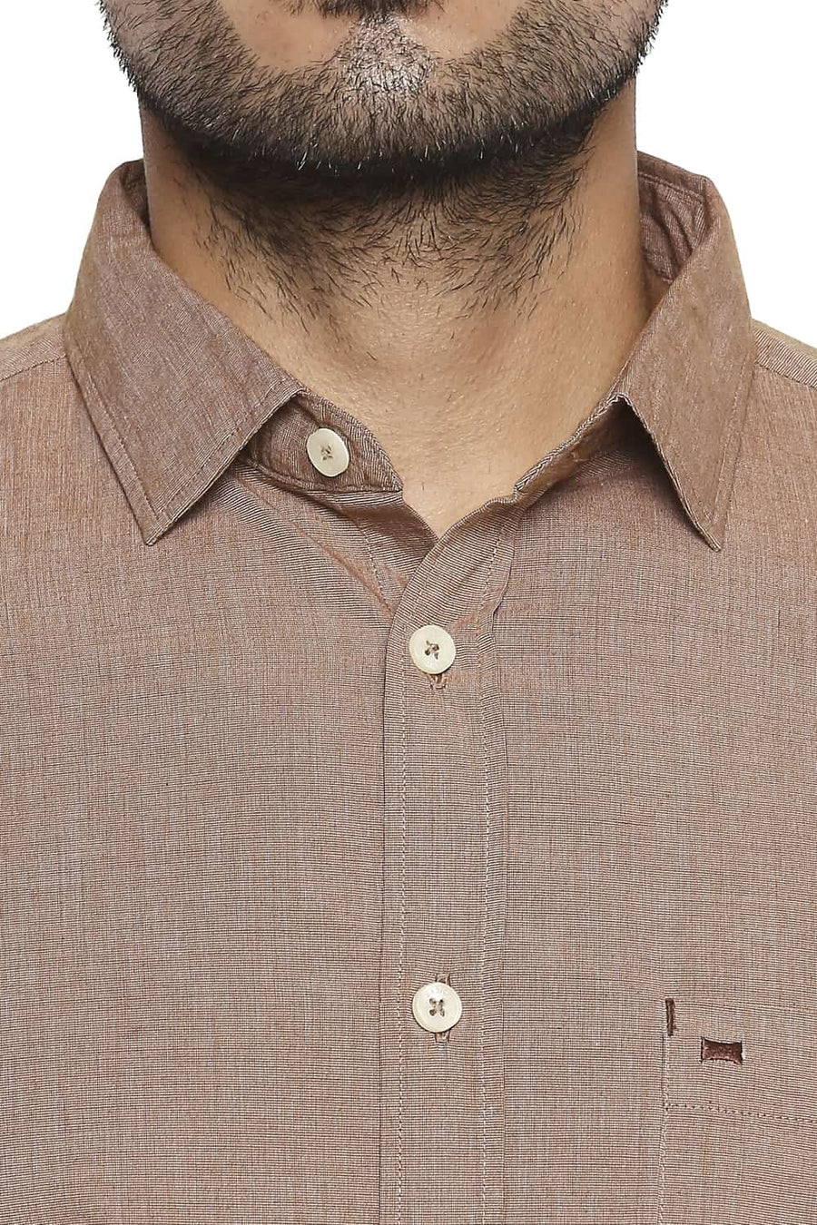 BASICS SLIM FIT BROWN SUGAR FILA FIL SHIRT