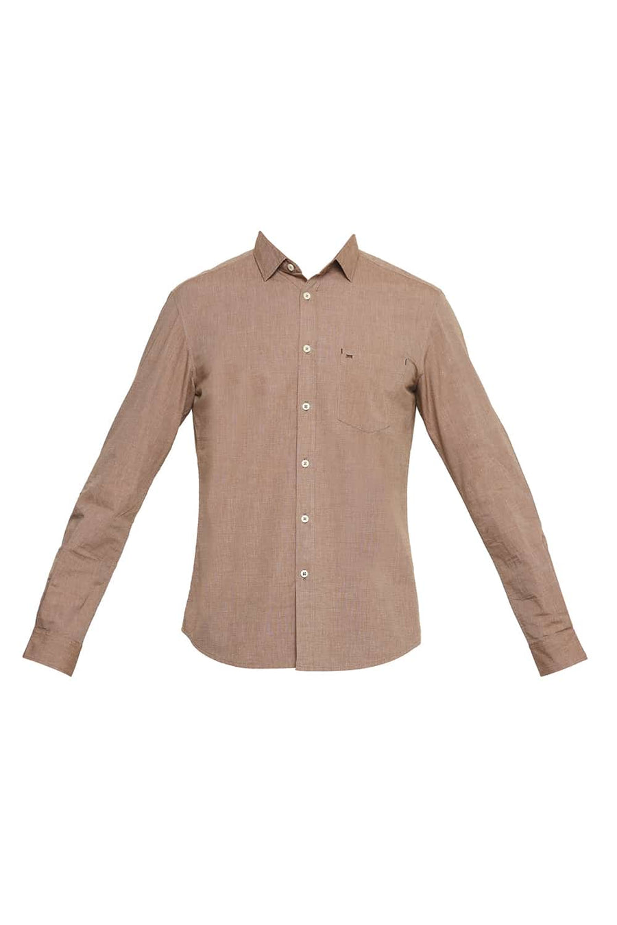 BASICS SLIM FIT BROWN SUGAR FILA FIL SHIRT