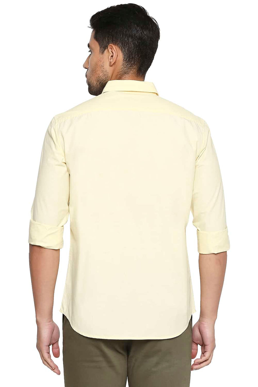 BASICS SLIM FIT SUNLIGHT YELLOW FILA FIL SHIRT