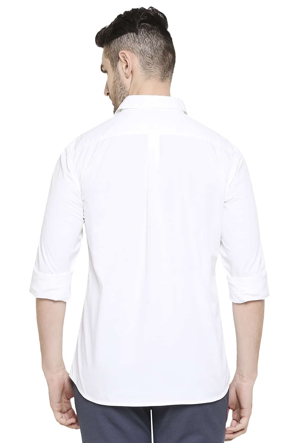 BASICS SLIM FIT TWILL SHIRT