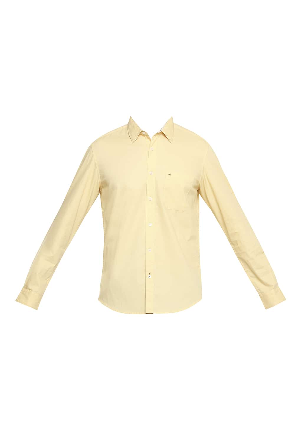 BASICS SLIM FIT DOBBY SHIRT