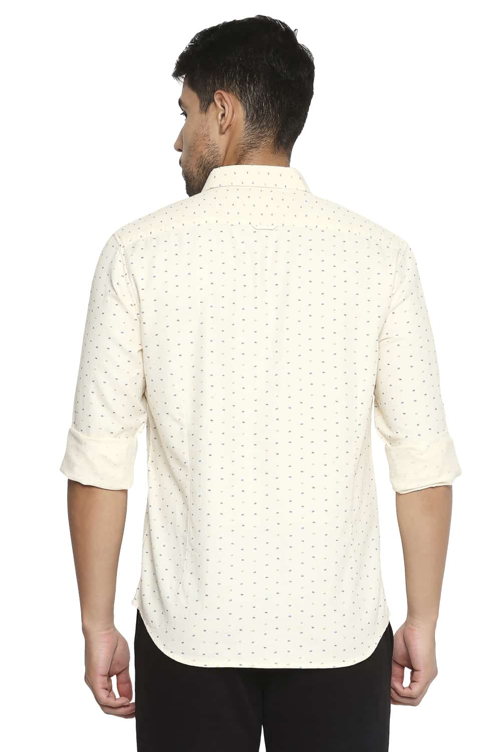 BASICS SLIM FIT PRINTED SHIRT