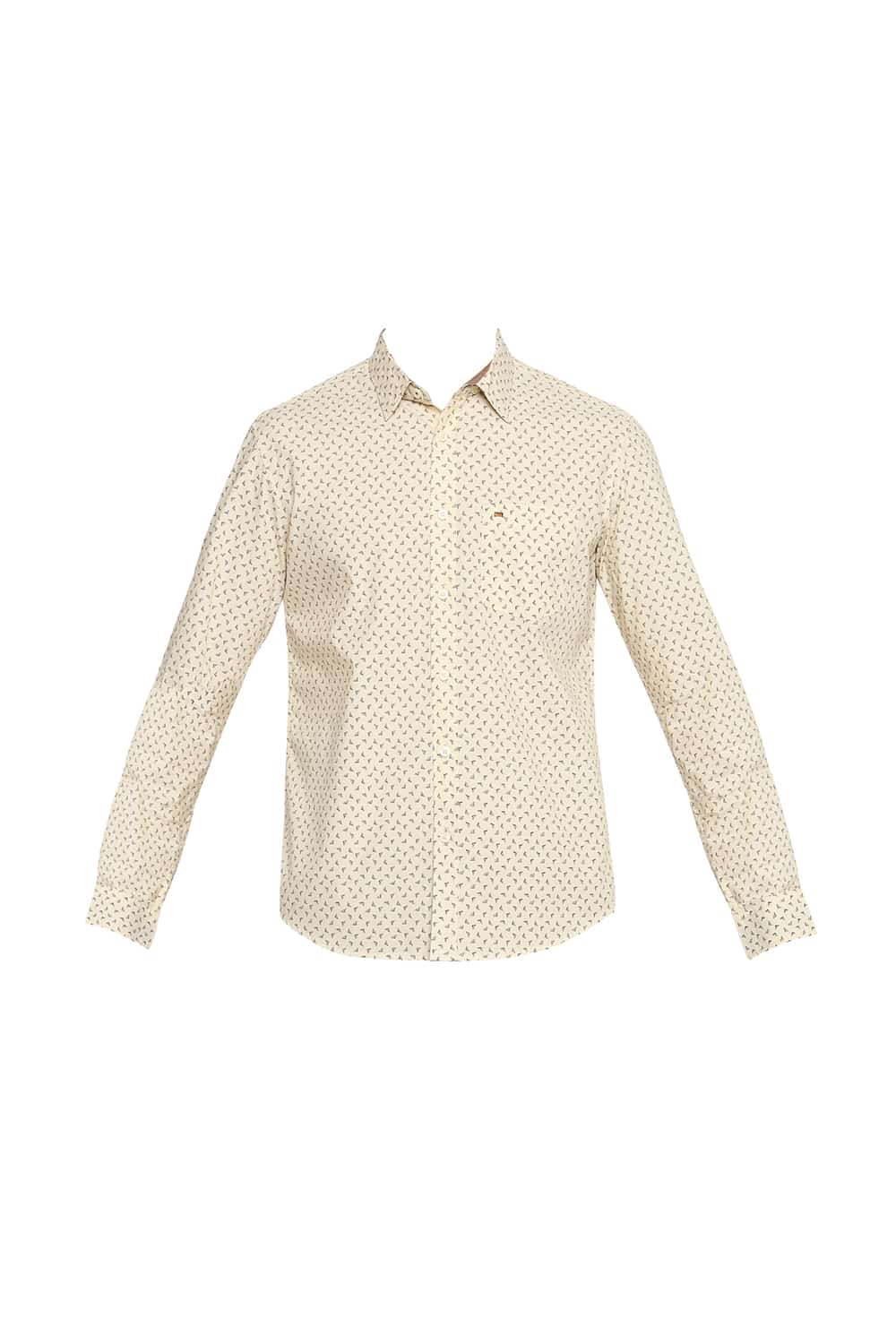 BASICS SLIM FIT PRINTED SHIRT