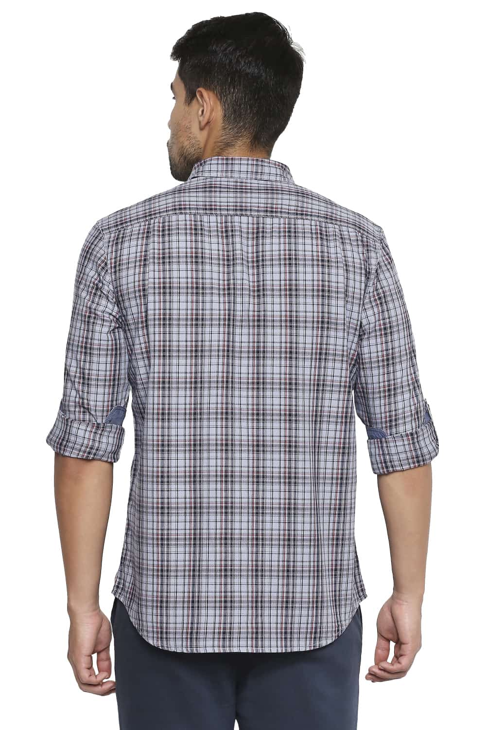 BASICS SLIM FIT CHECKS SHIRT