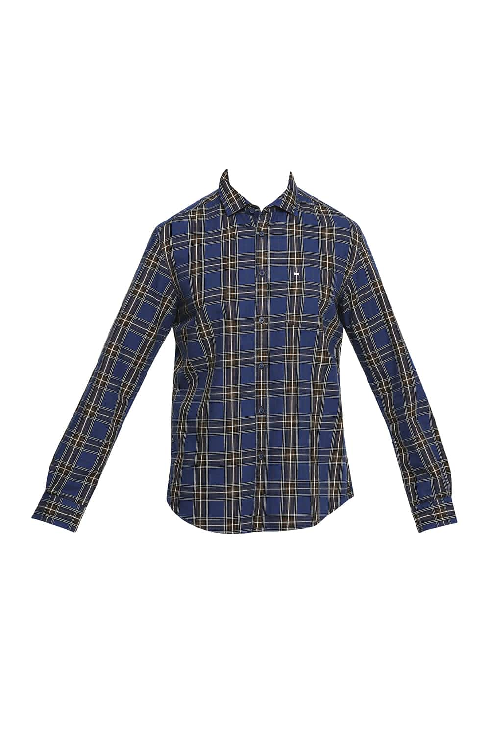 BASICS SLIM FIT CHECKS SHIRT