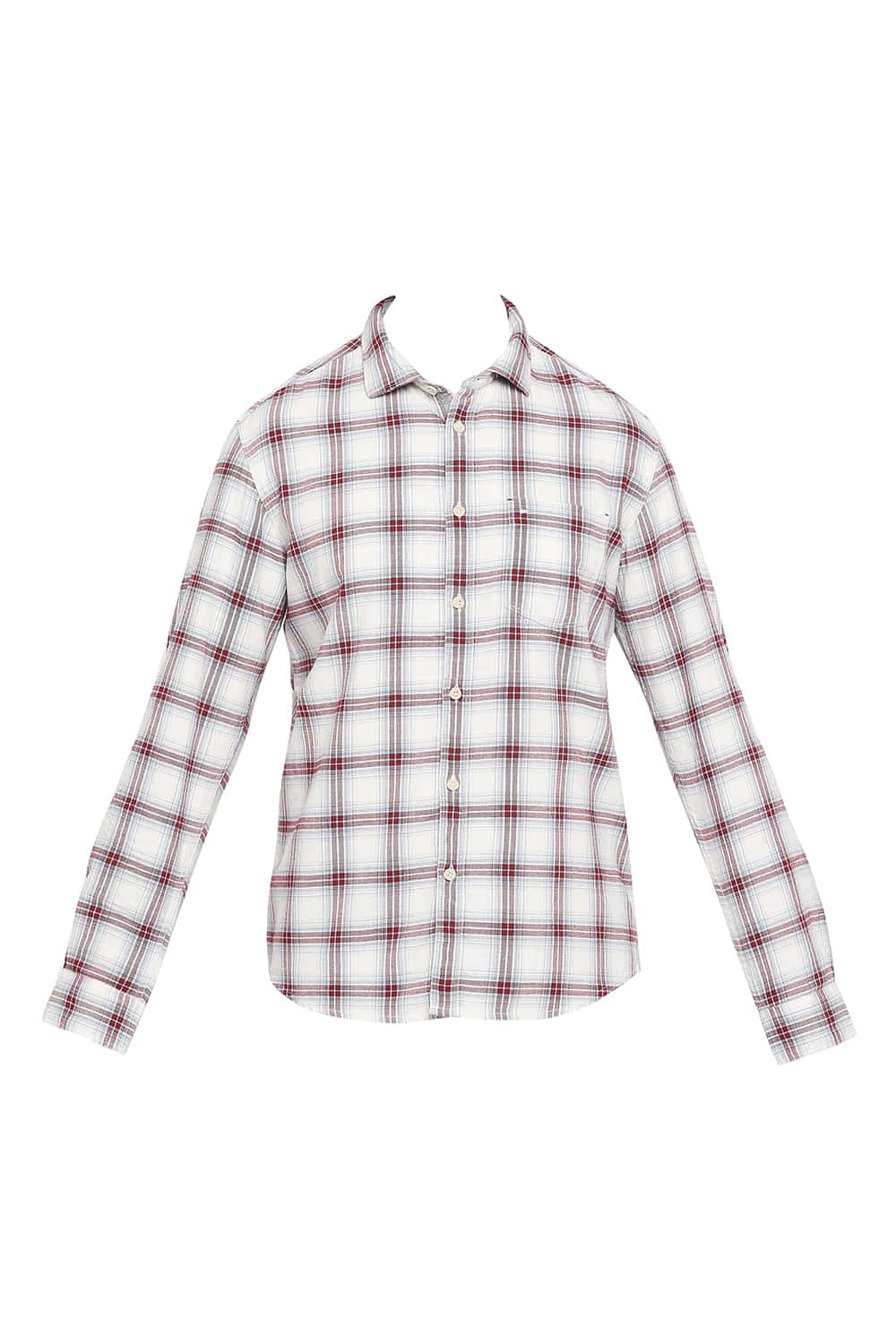 BASICS SLIM FIT CHECKS SHIRT