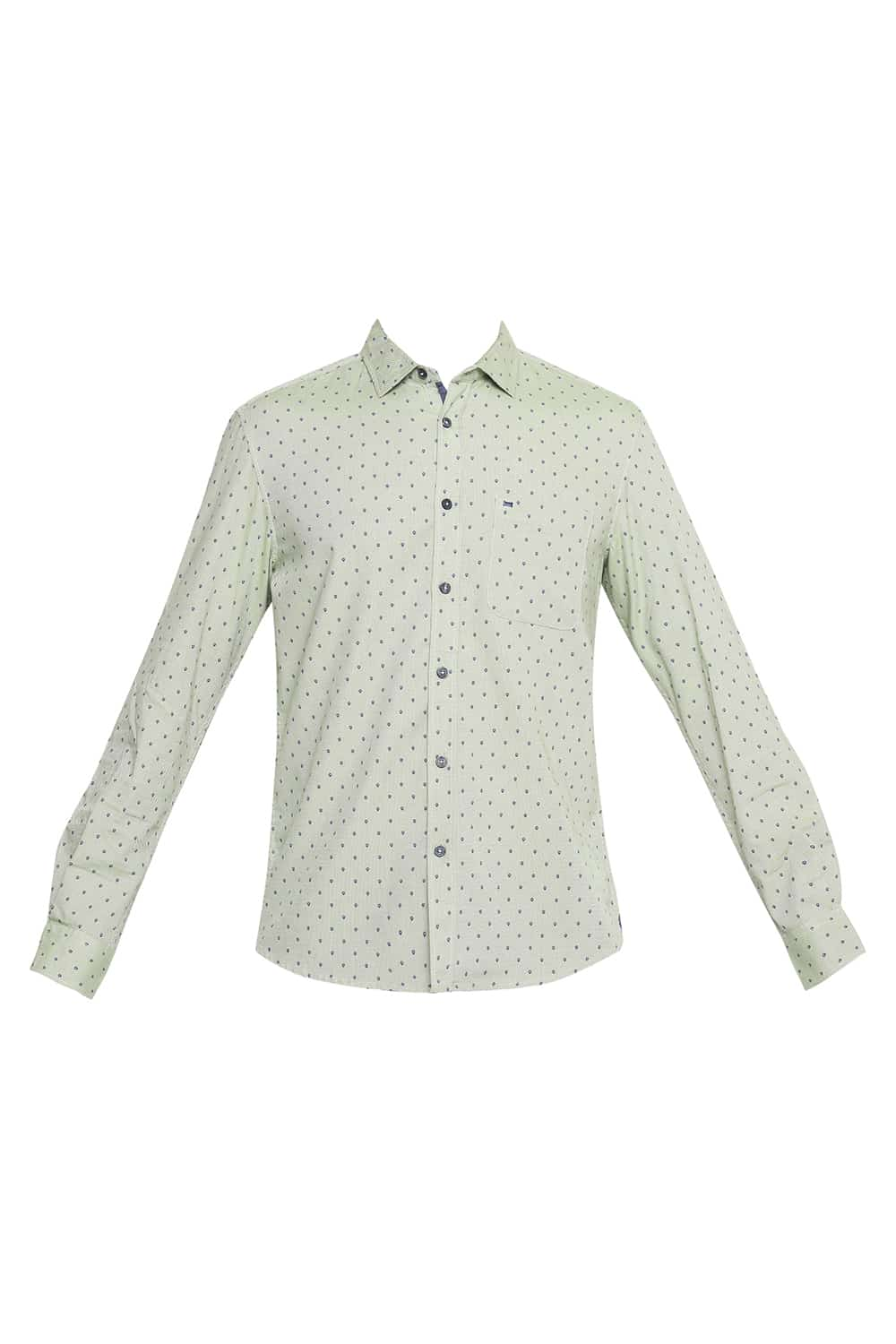 BASICS SLIM FIT PRINTED SHIRT