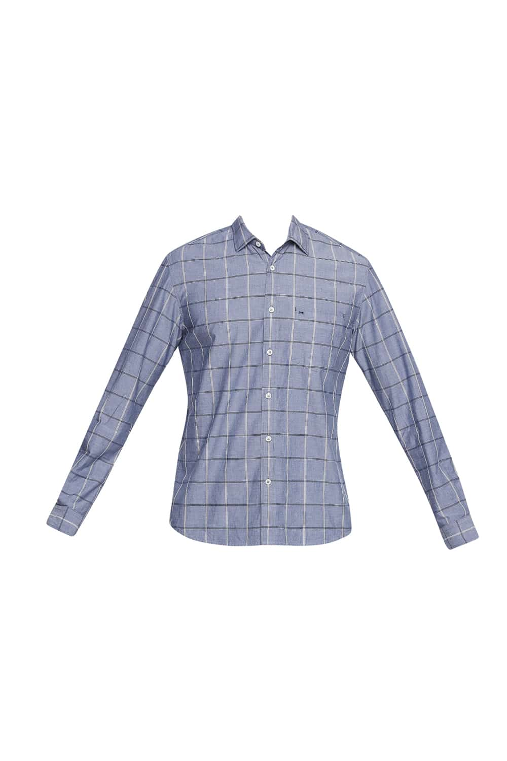 BASICS SLIM FIT CHECKS SHIRT