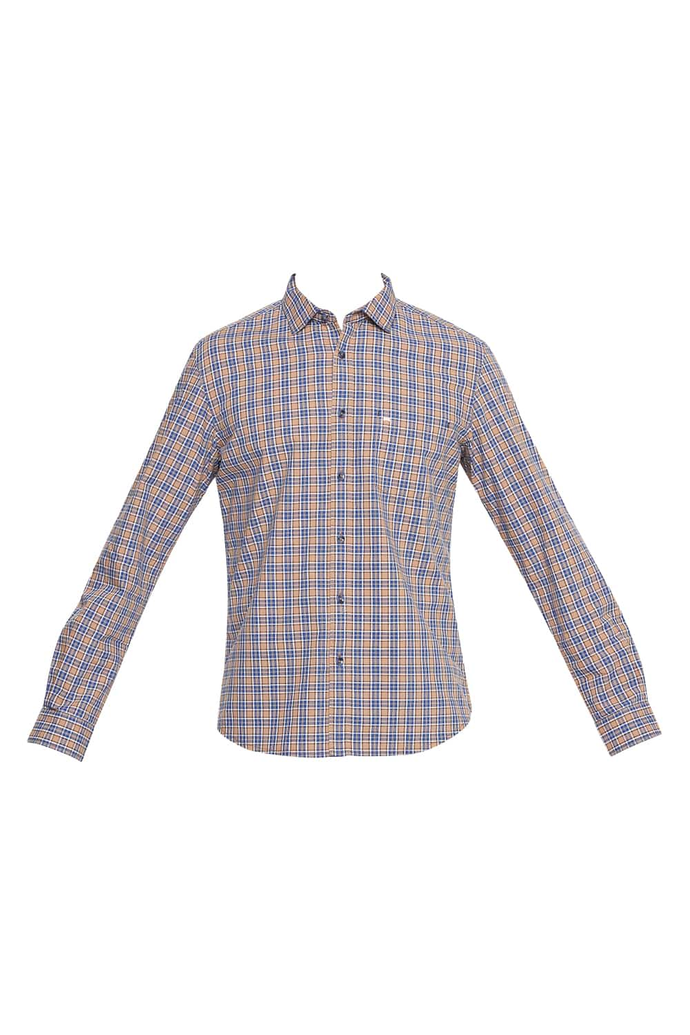 BASICS SLIM FIT CHECKS SHIRT