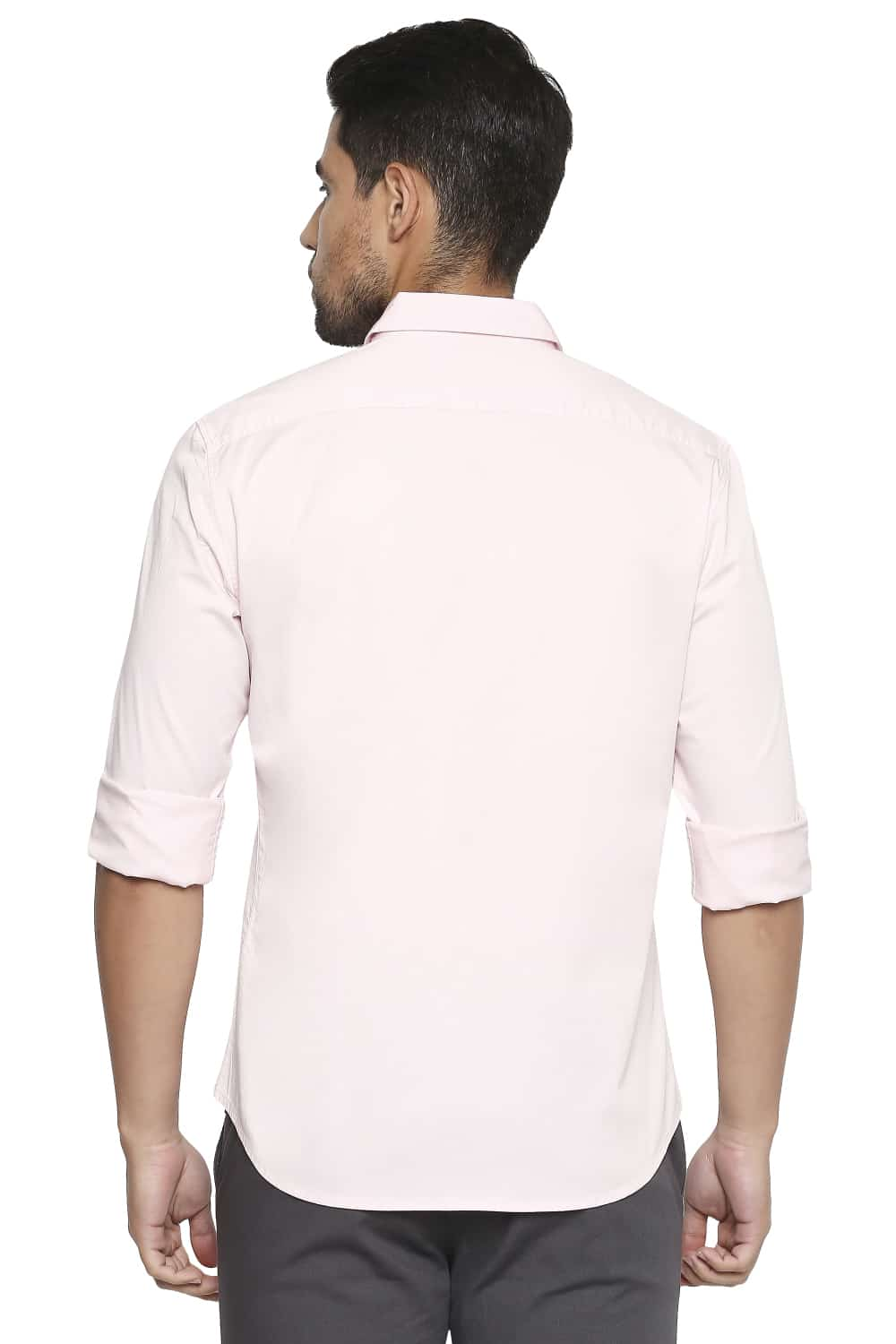 BASICS SLIM FIT STRETCH SHIRT