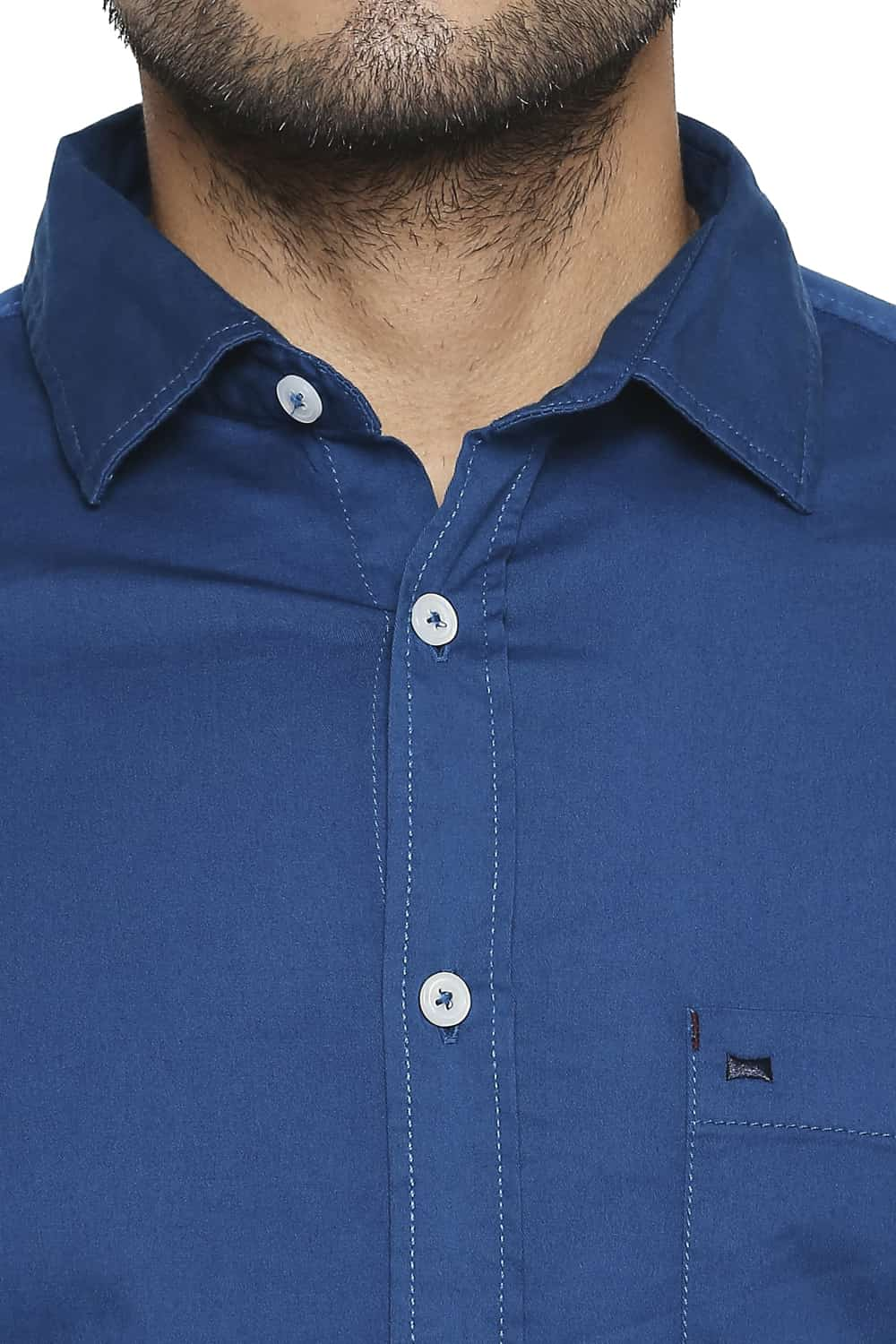 BASICS SLIM FIT STRETCH SHIRT