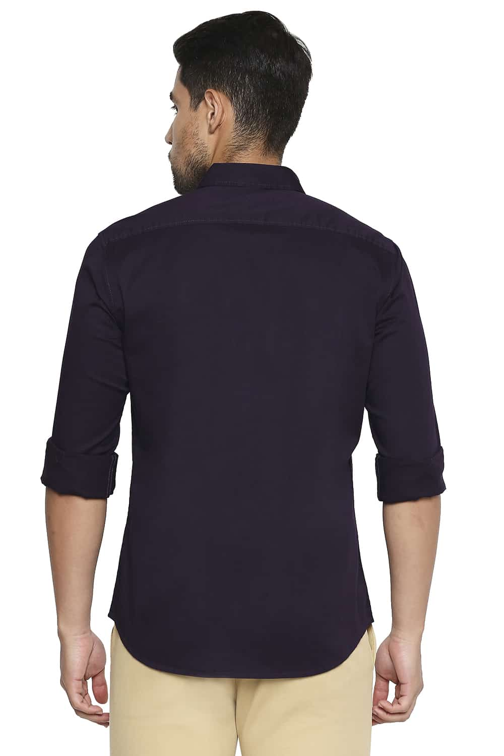 BASICS SLIM FIT STRETCH SHIRT