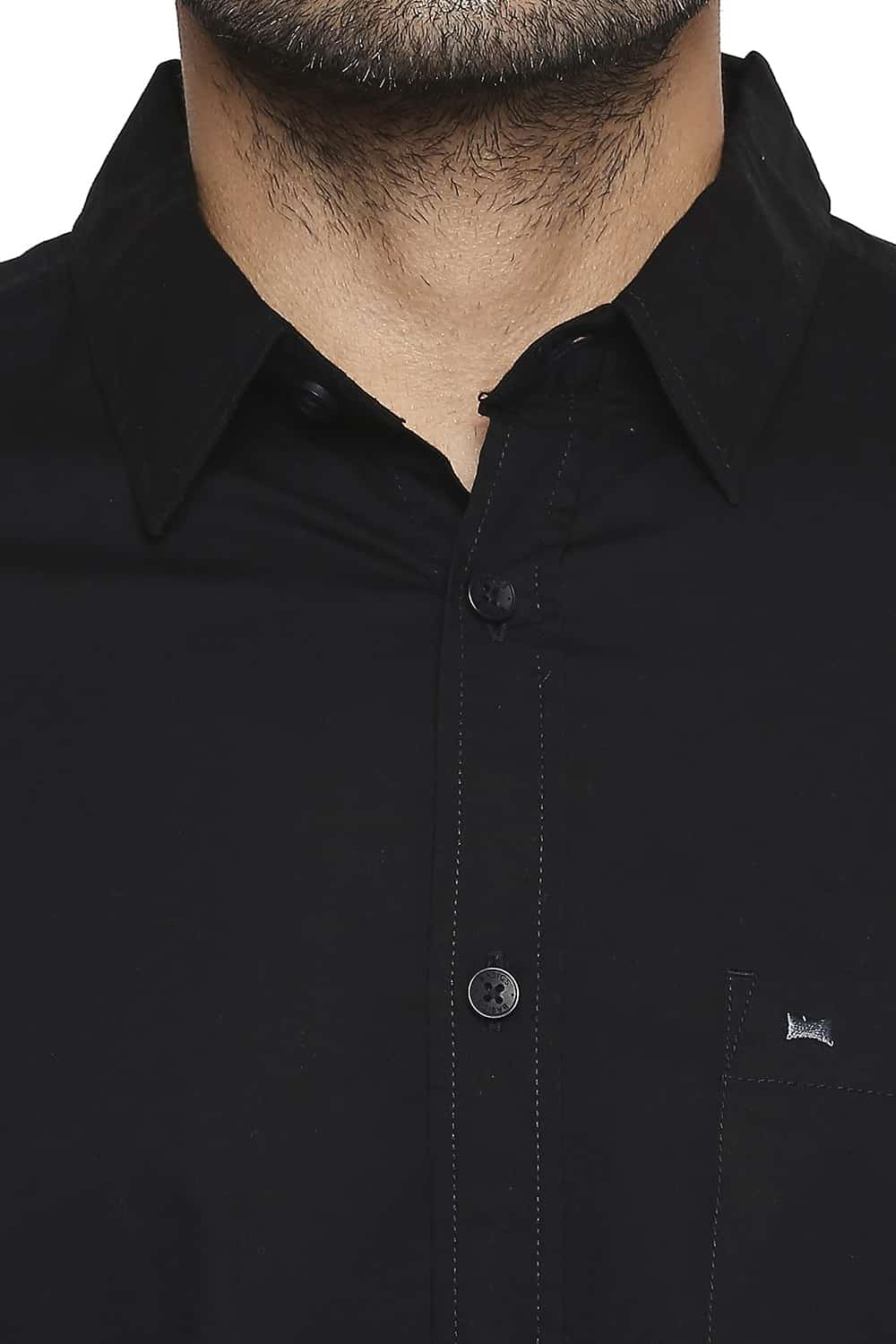 BASICS SLIM FIT STRETCH SHIRT