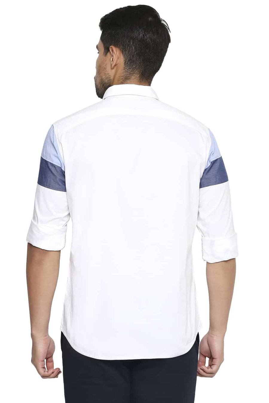BASICS SLIM FIT BRILLIANT WHITE OXFORD SHIRT