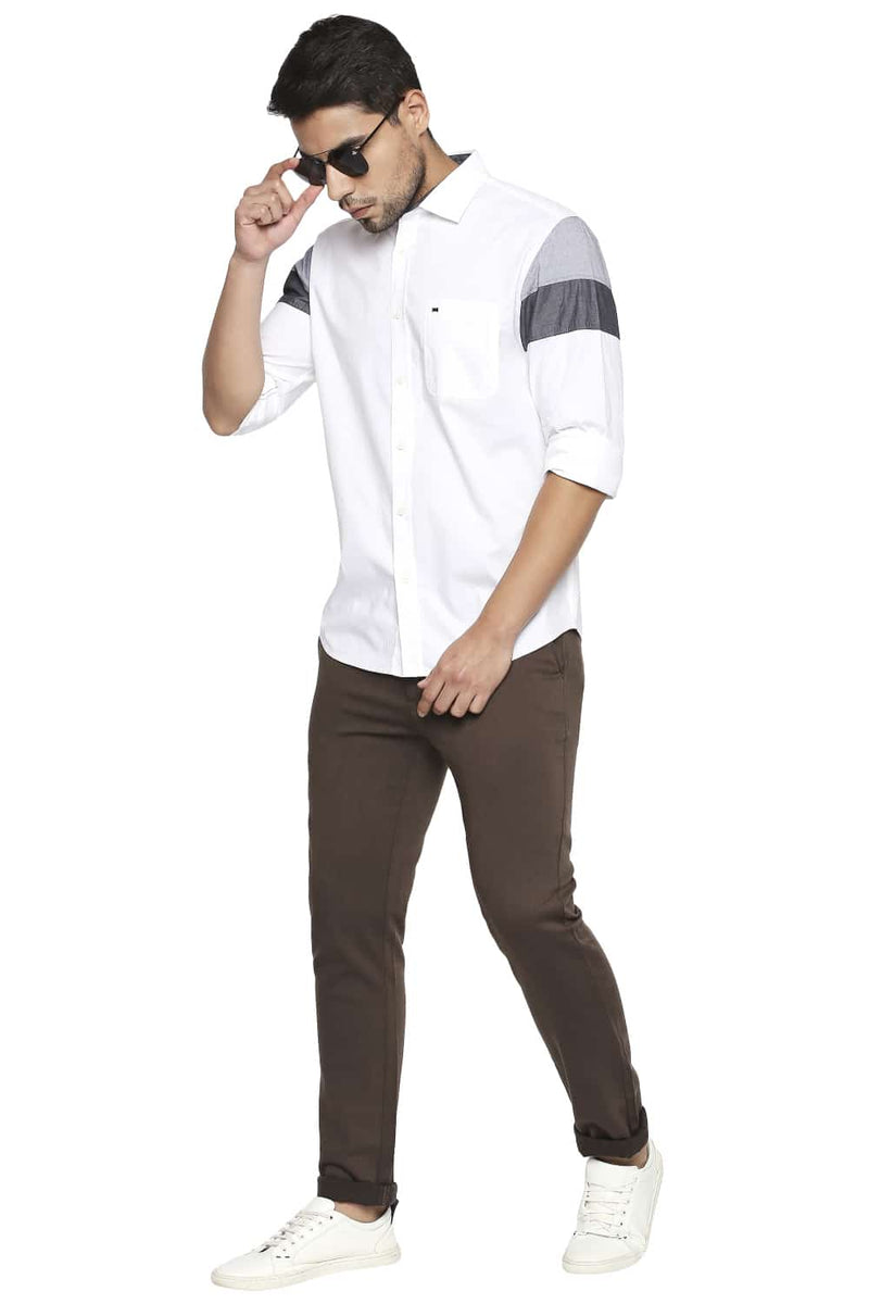 BASICS SLIM FIT OXFORD SHIRT