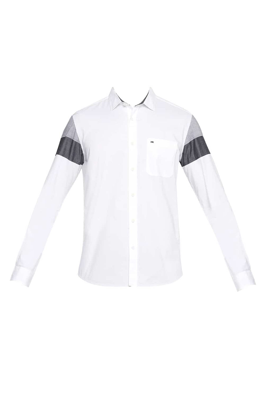 BASICS SLIM FIT BRILLIANT WHITE OXFORD SHIRT