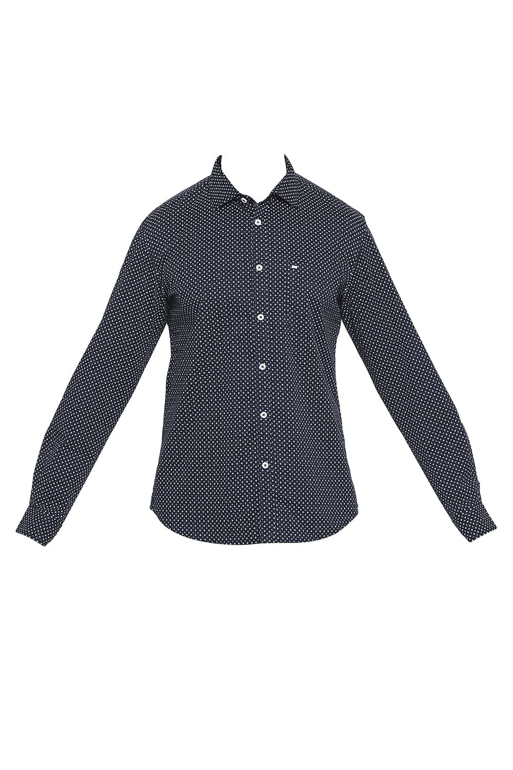 BASICS SLIM FIT PRINTED SHIRT