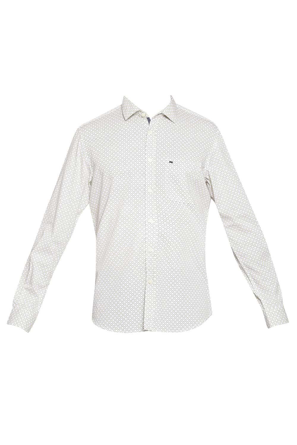 BASICS SLIM FIT PRINTED SHIRT