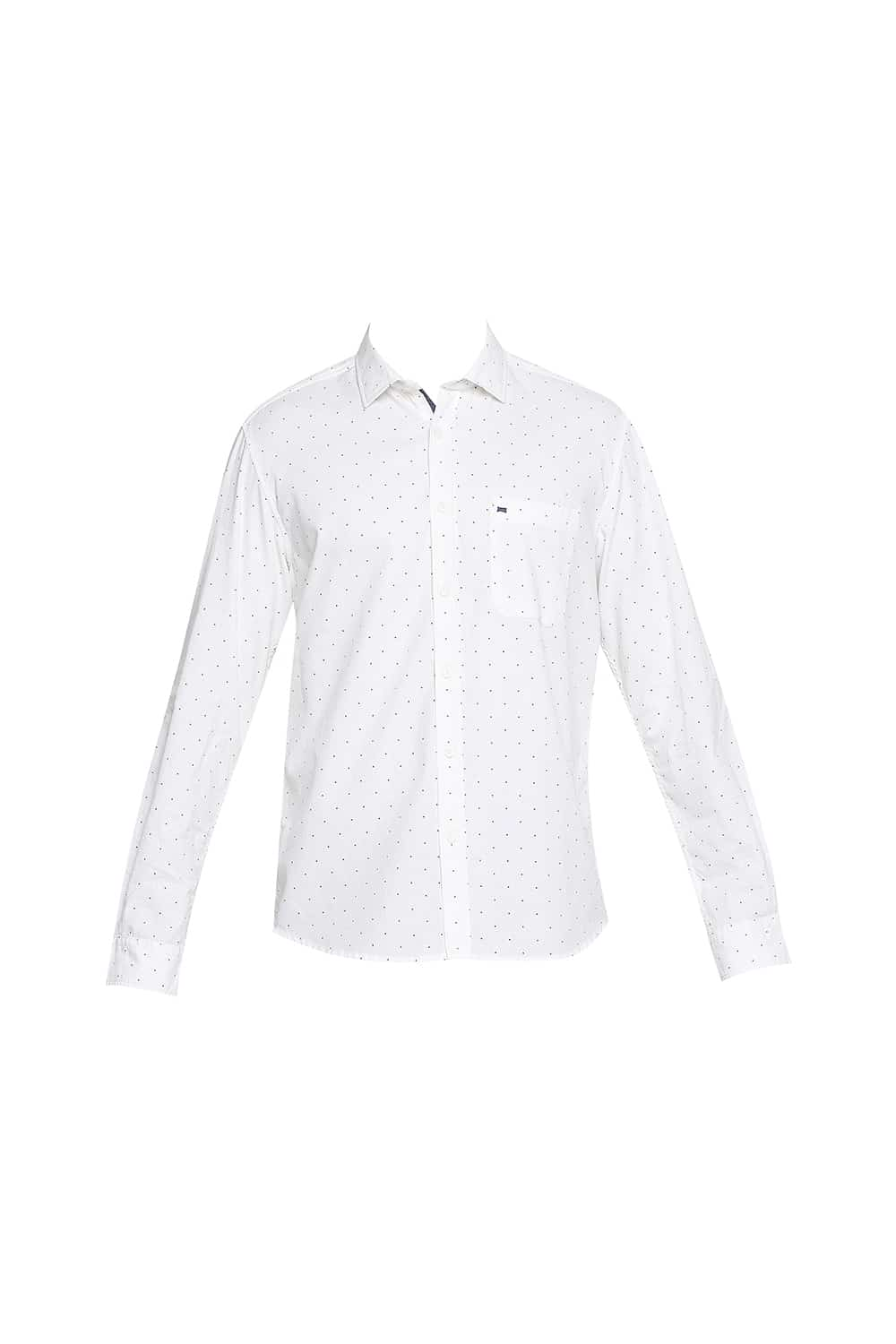 BASICS SLIM FIT PRINTED SHIRT