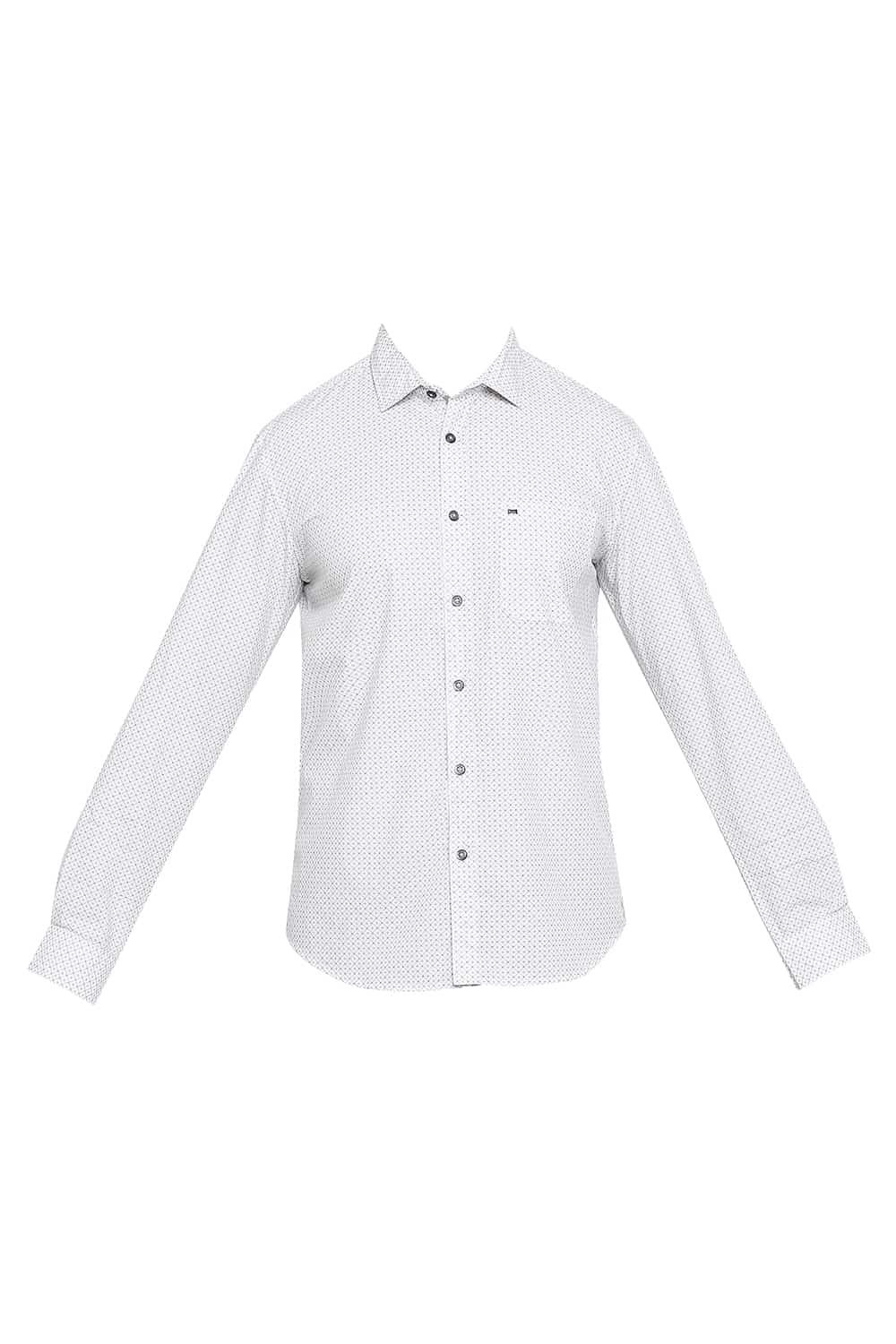 BASICS SLIM FIT PRINTED SHIRT