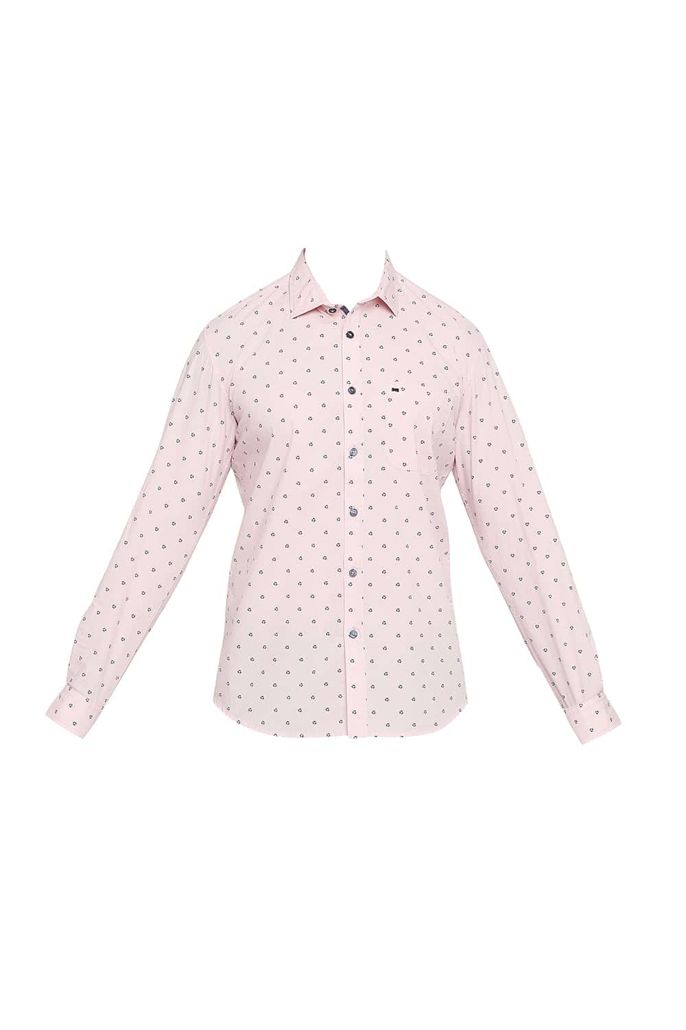 BASICS SLIM FIT PRINTED SHIRT