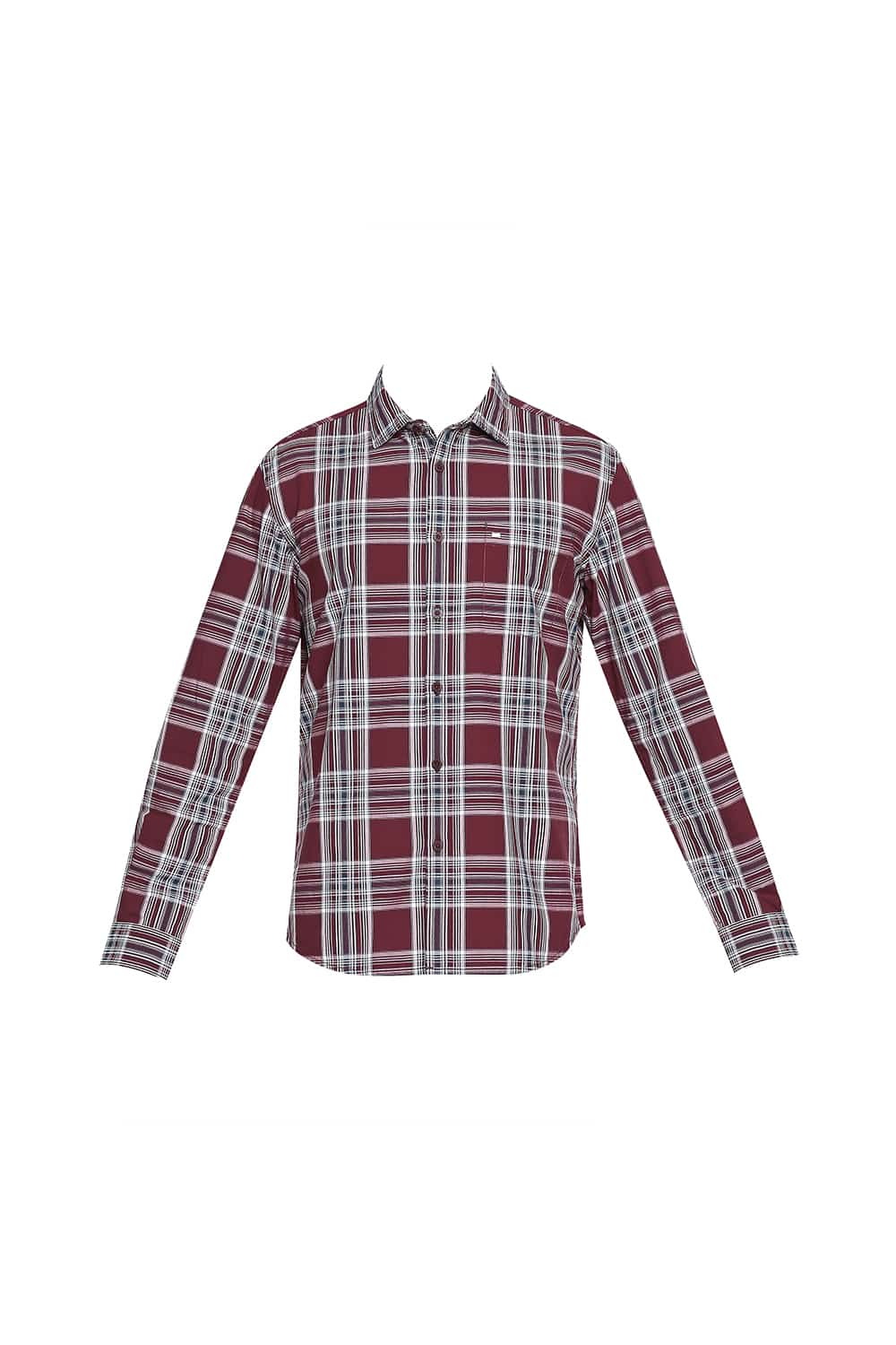 BASICS SLIM FIT CHECKS SHIRT