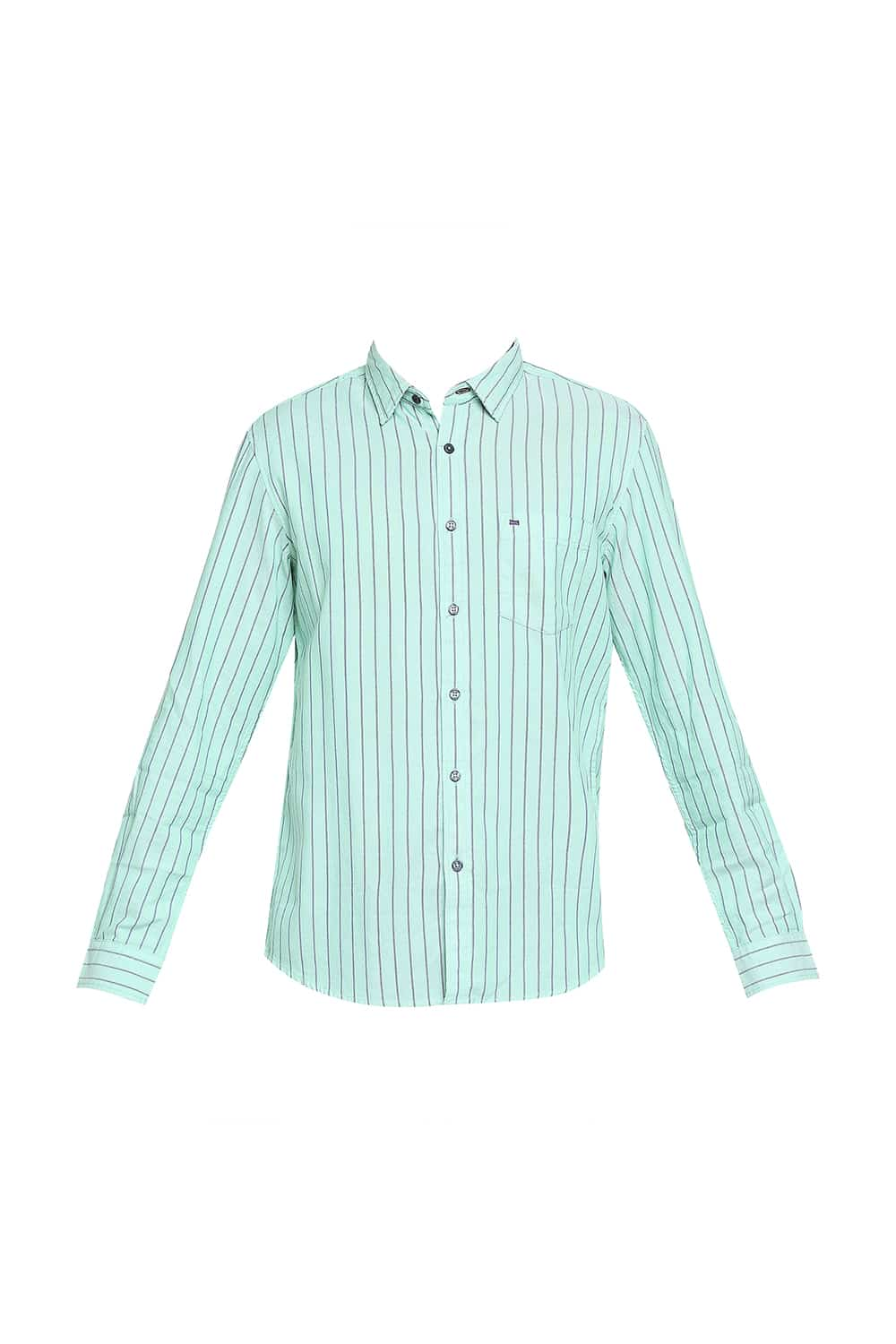 BASICS SLIM FIT STRIPE SHIRT