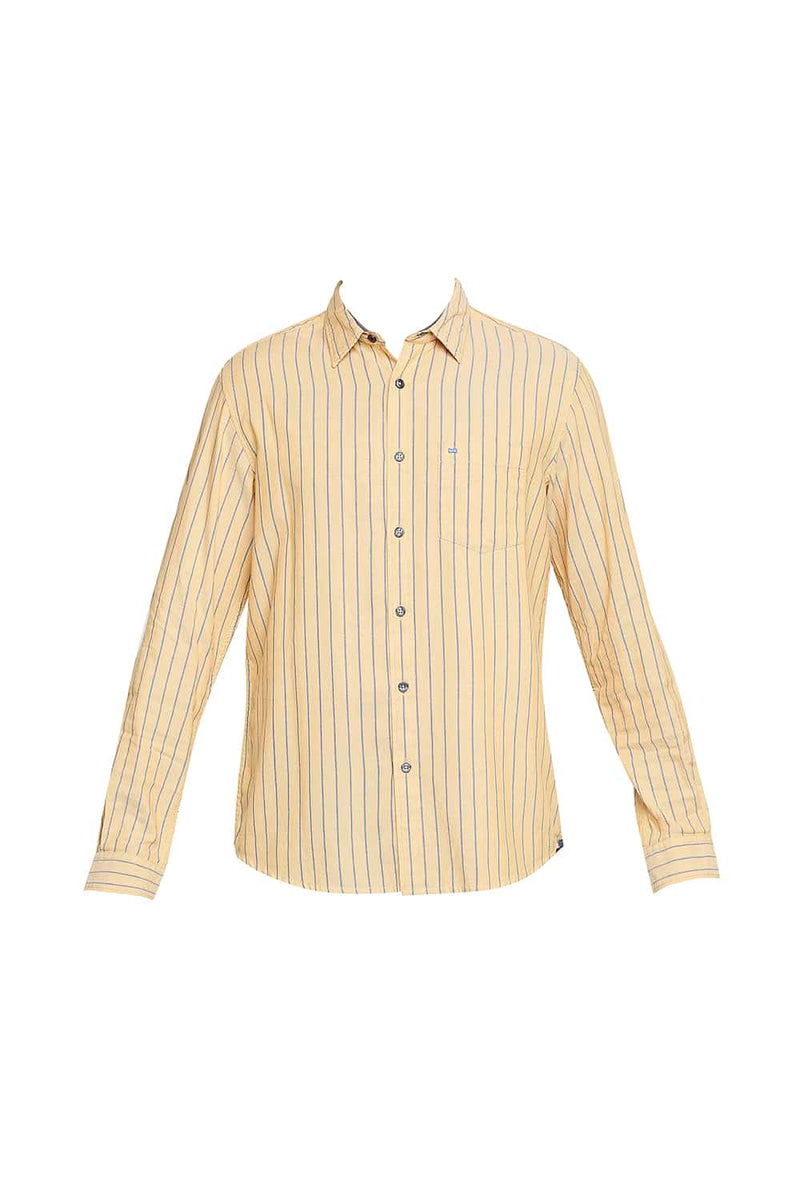 BASICS SLIM FIT STRIPE SHIRT