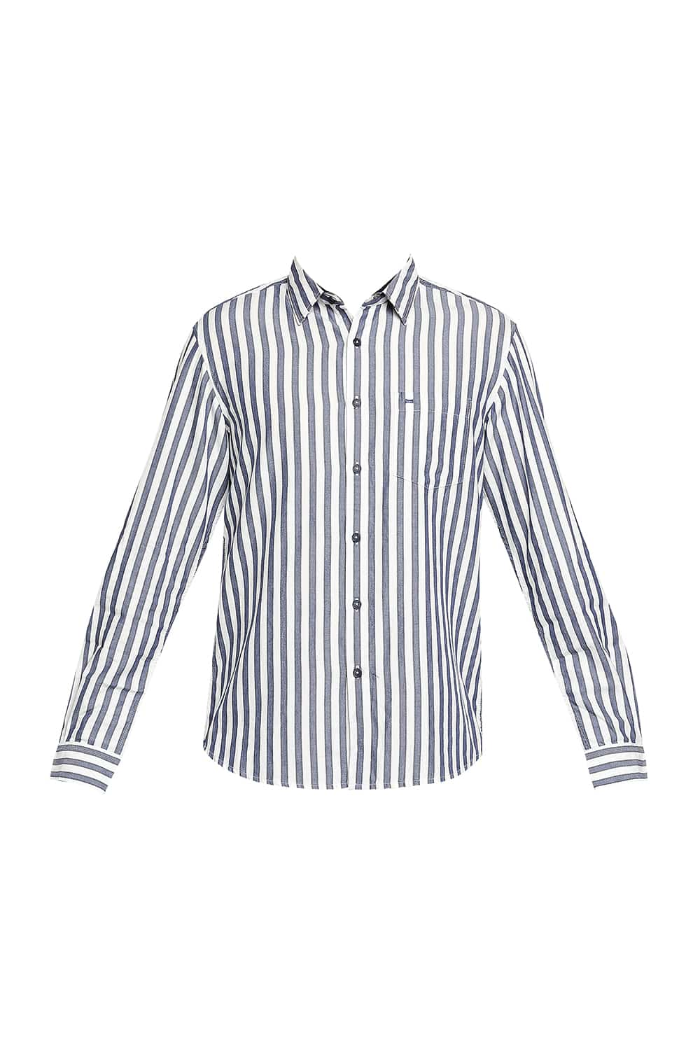 BASICS SLIM FIT STRIPE SHIRT