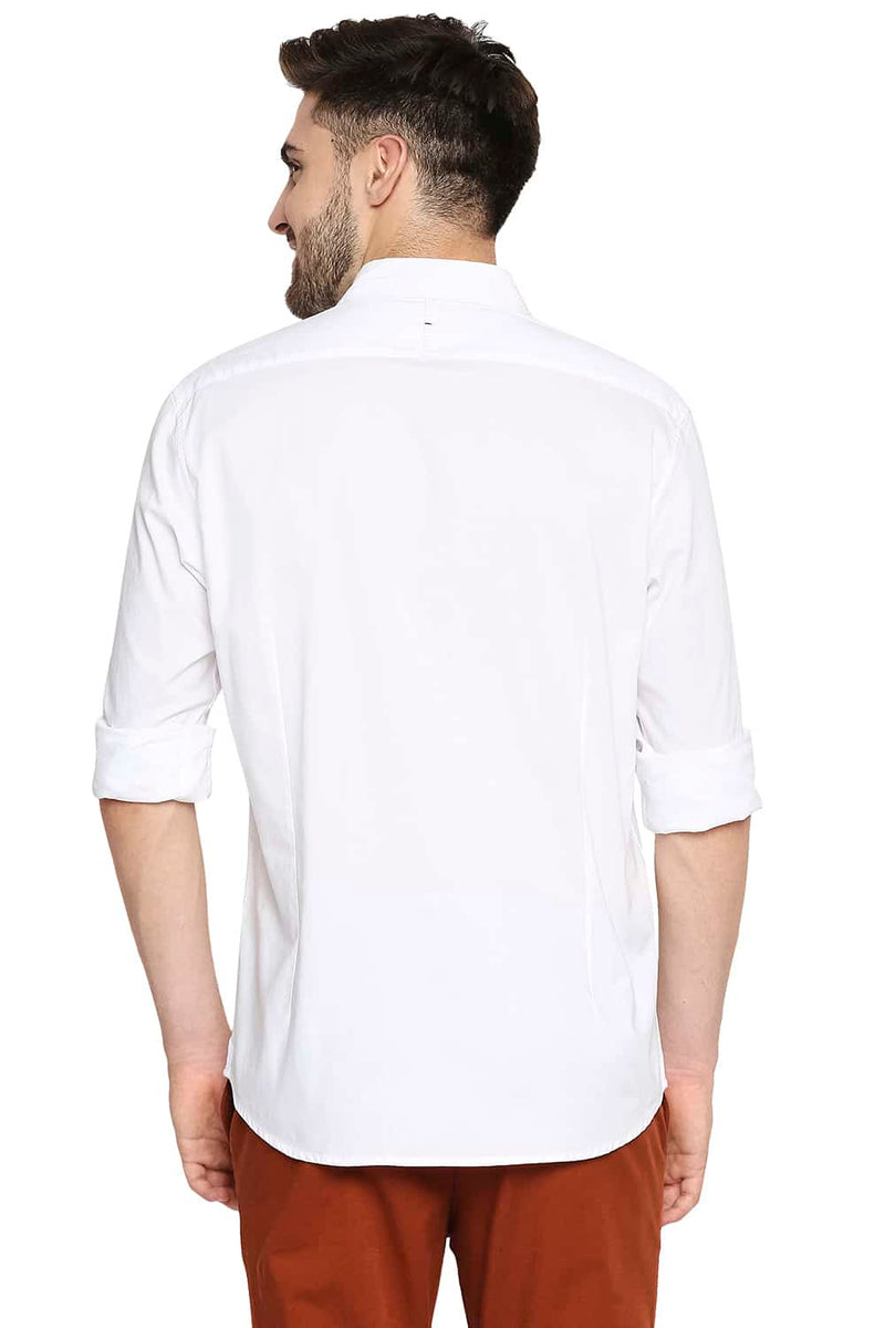 BASICS SLIM FIT OXFORD SHIRT