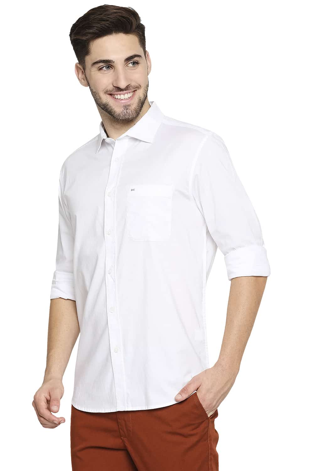 BASICS SLIM FIT OXFORD SHIRT