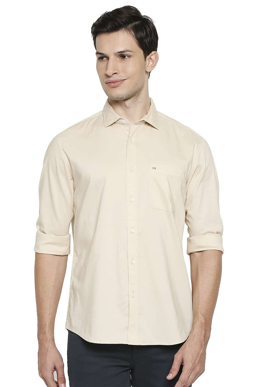 BASICS SLIM FIT OXFORD SHIRT