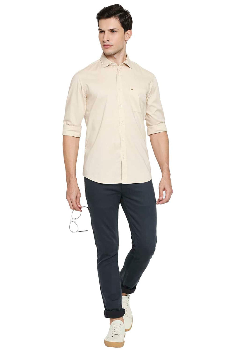 BASICS SLIM FIT OXFORD SHIRT