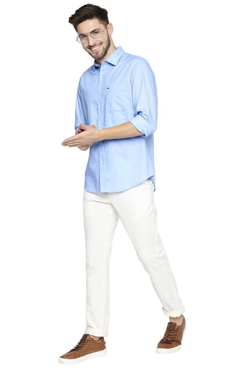 BASICS SLIM FIT OXFORD SHIRT