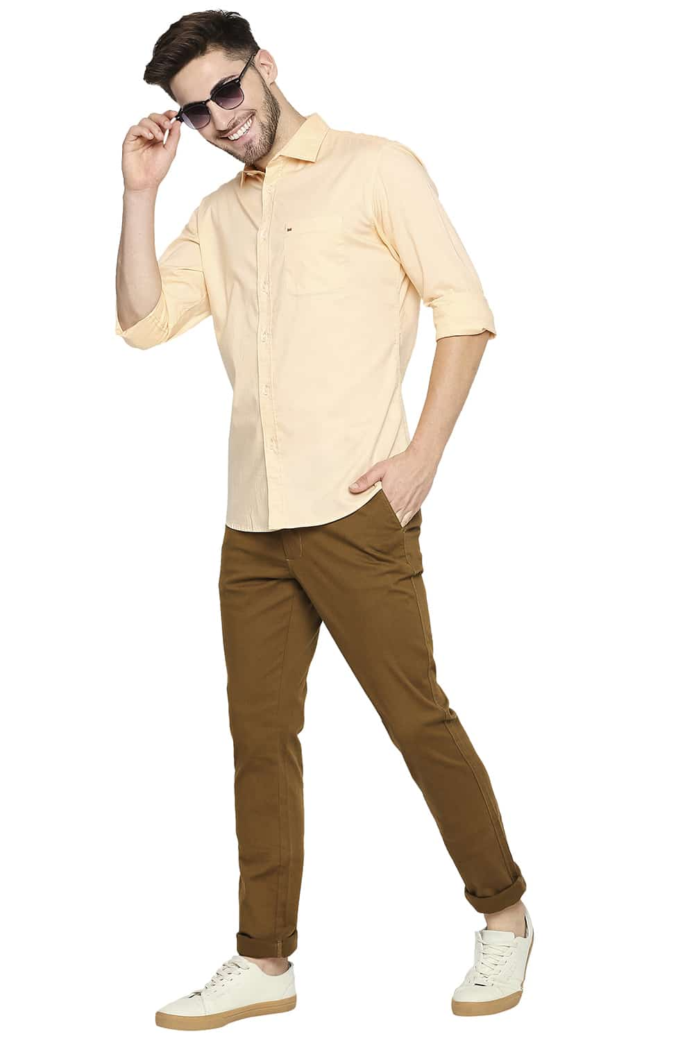 BASICS SLIM FIT OXFORD SHIRT