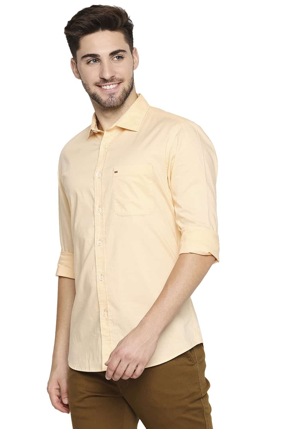 BASICS SLIM FIT OXFORD SHIRT