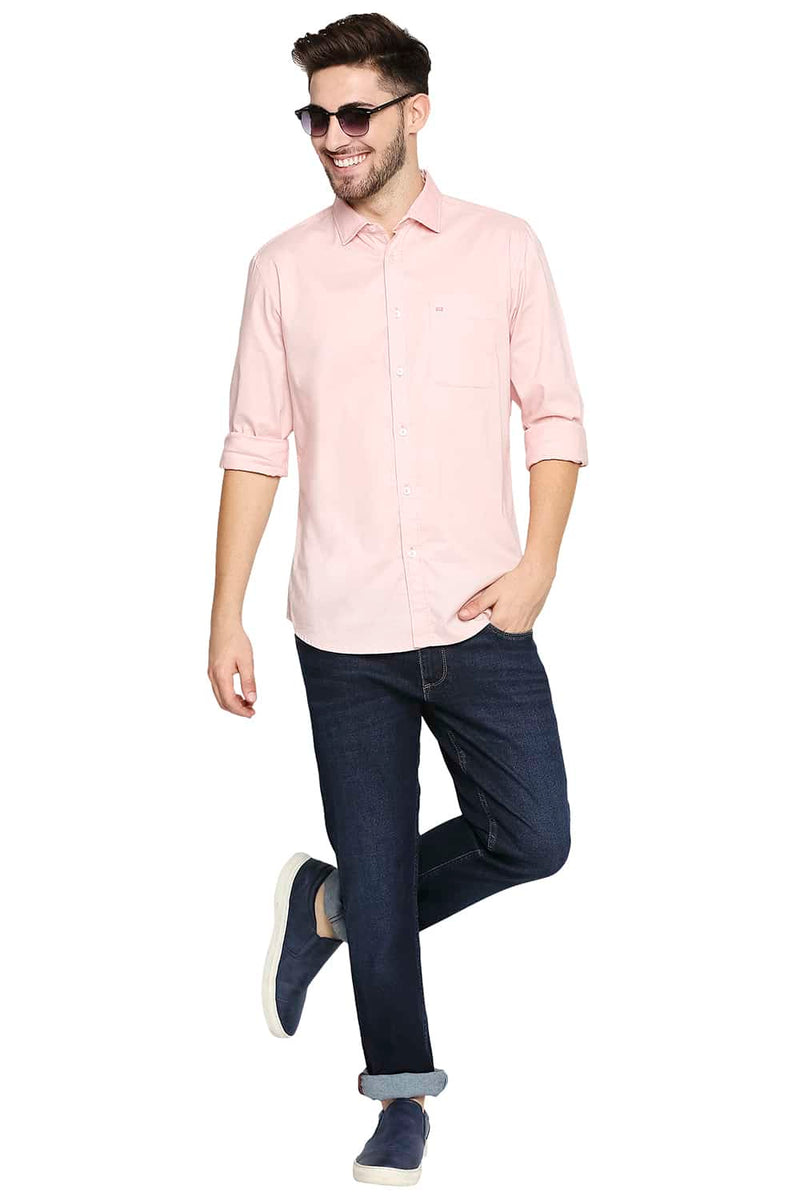 BASICS SLIM FIT OXFORD SHIRT