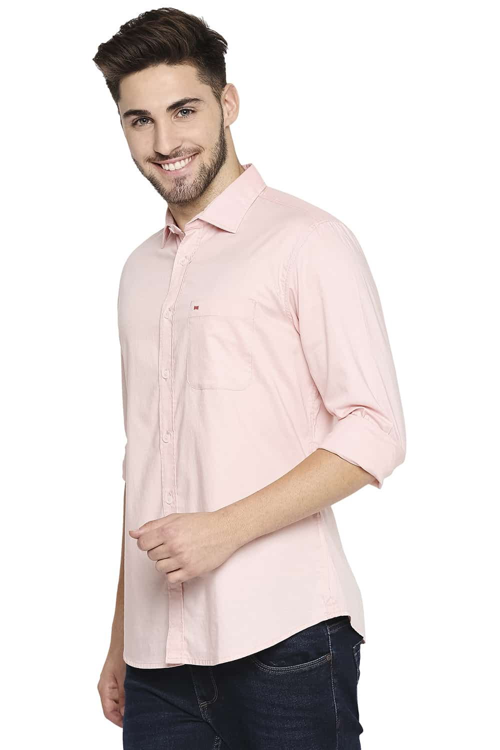 BASICS SLIM FIT OXFORD SHIRT