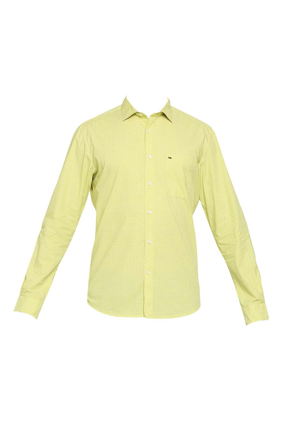 BASICS SLIM FIT PRINTED SHIRT