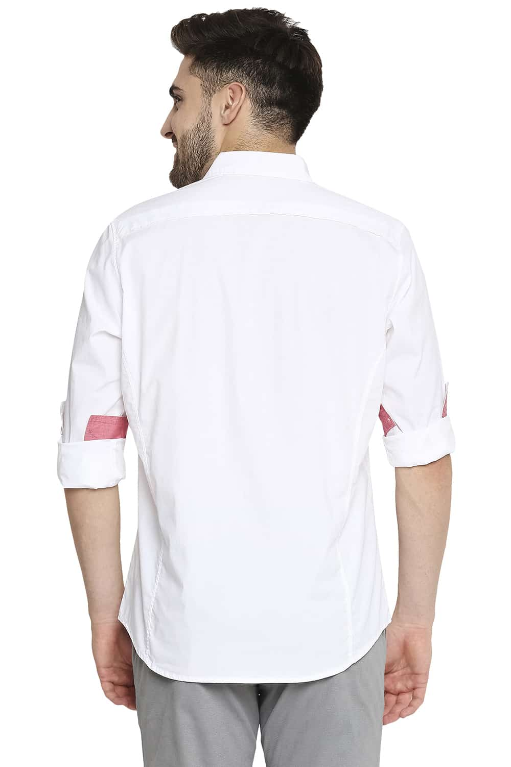 BASICS SLIM FIT STRETCH SHIRT