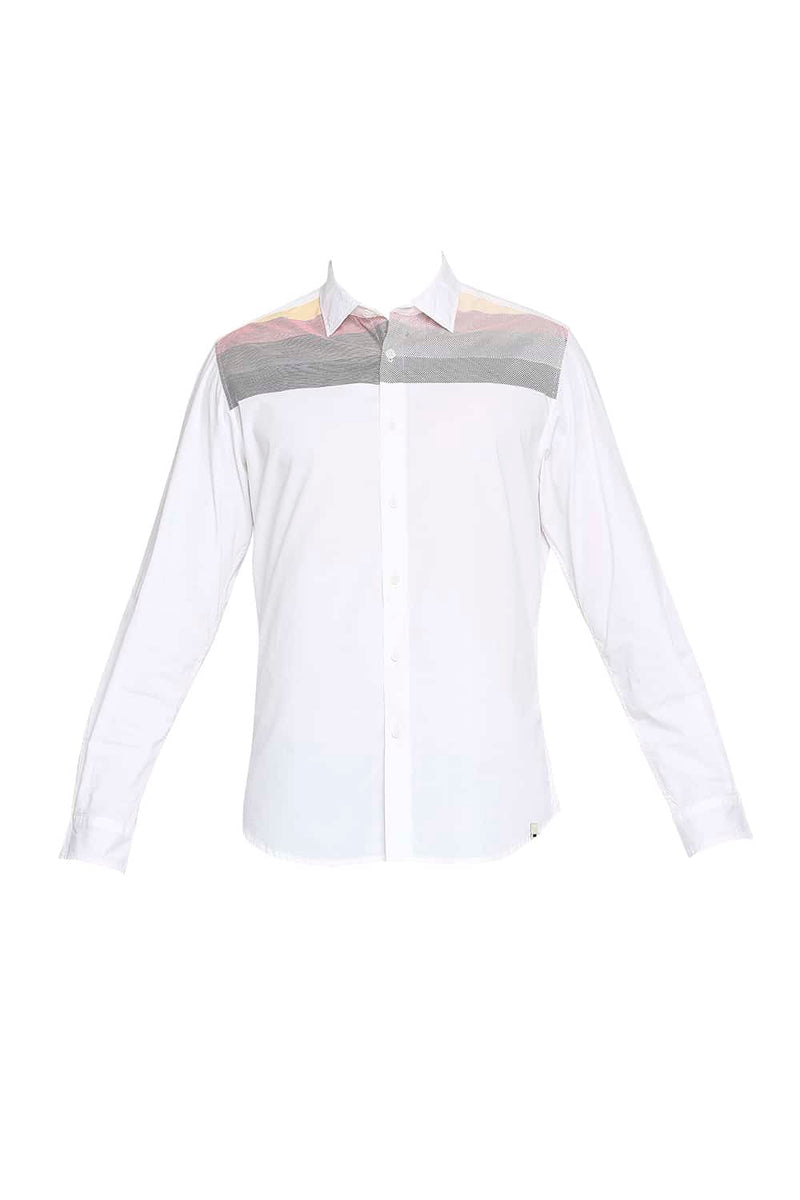 BASICS SLIM FIT STRETCH SHIRT