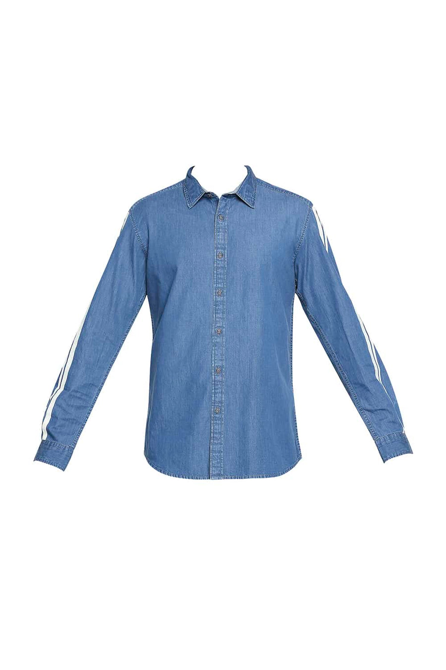 BASICS SLIM FIT RIVIERA NAVY INDIGO SHIRT