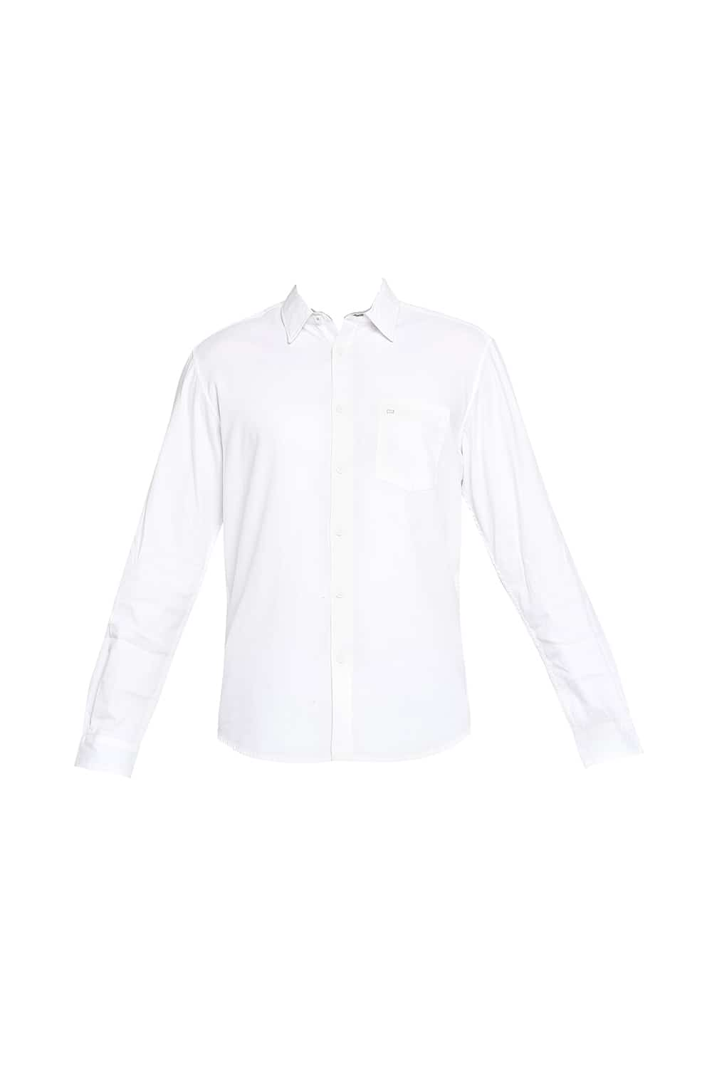 BASICS SLIM FIT CREPE SHIRT