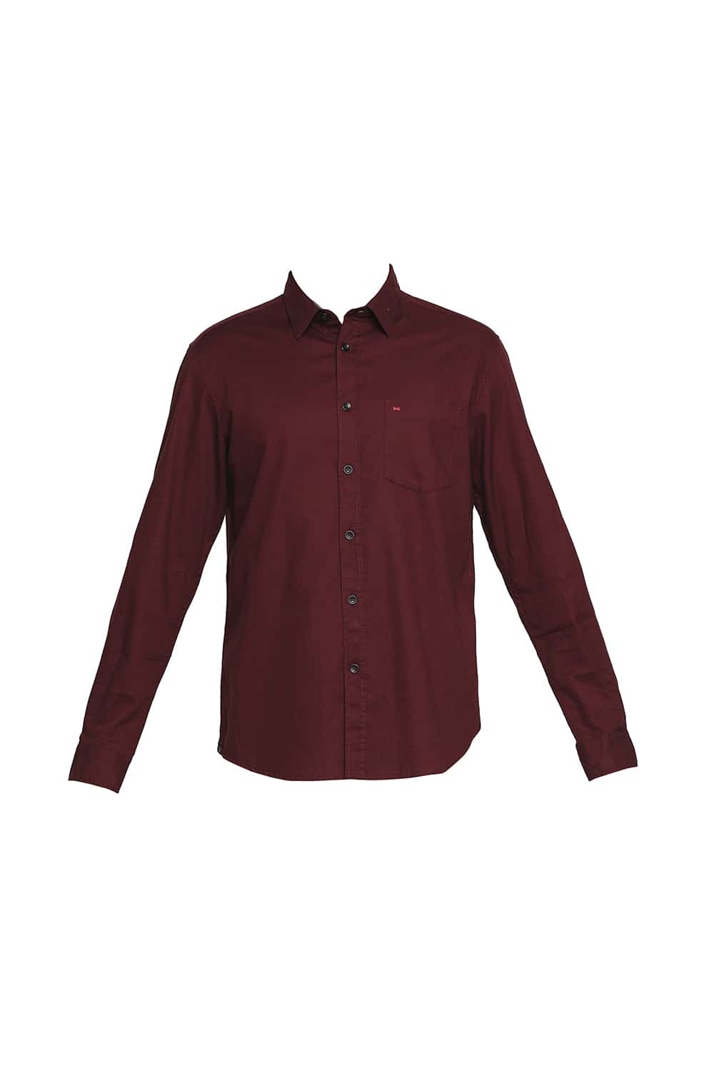 BASICS SLIM FIT CREPE SHIRT